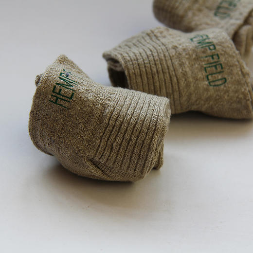 麻+大童袜 麻本色 三双装 适合23-26码 商品图0