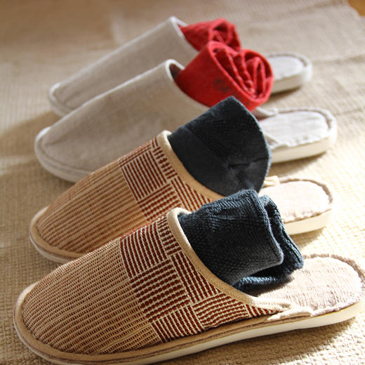 全麻手工定制拖鞋-手织苎麻  [按订单顺序定做，一周制作期] 商品图0