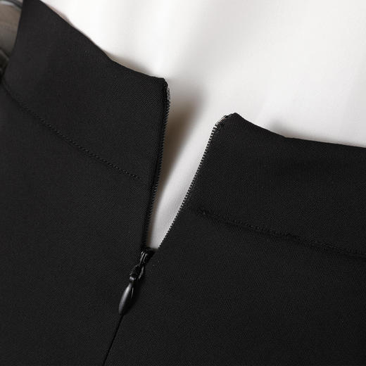 罗蒙春夏女士半身裙舒适通勤清新商务通勤A字中长伞裙女 商品图5