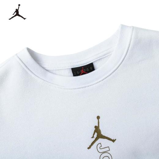 Air Jordan耐克童装男童加绒圆领卫衣22冬季新款JD2242047 商品图4
