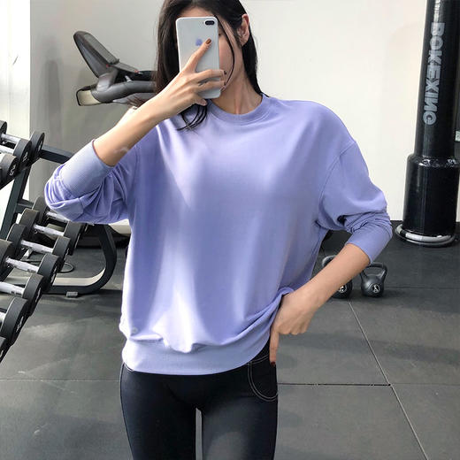 跃牌【美丽贤淑】系列宽松运动卫衣女跑步休闲外套 WT01 商品图0