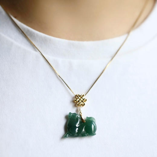 冰种满绿翡翠马到成功 商品图10