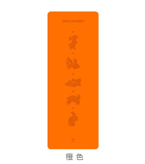 壁虎新款【兔飞猛进】天然橡胶瑜伽垫【七十二小时发货】 商品图7