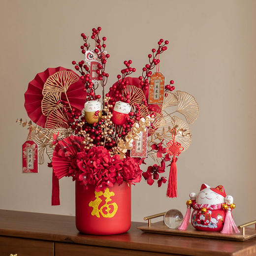 福桶摆件乔迁新居搬家开聘新年装饰气氛 商品图4