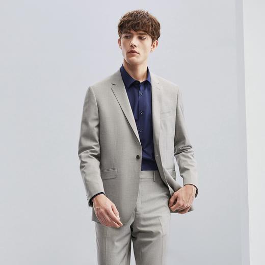 【含麻/莱赛尔】柒牌西装套装男春季新款商务正装西服两件套124C70060 商品图1