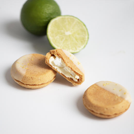 联名限定｜明治青柠酸奶味冷冻经典版曲奇烧 (4枚/盒) 商品图1