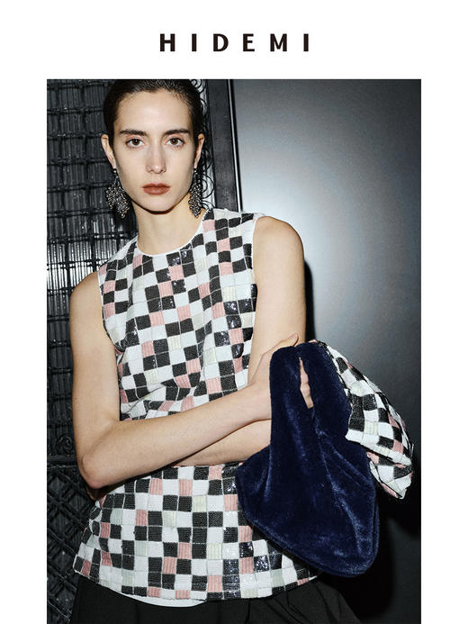 HIDEMI 节日系列毛毛行囊小号 商品图2