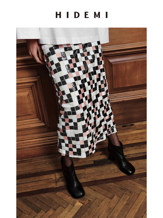 HIDEMI 节日系列轻礼服亮片刺绣三件套 半身裙/背心/长袖上衣 商品图5