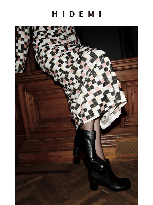 HIDEMI 节日系列轻礼服亮片刺绣三件套 半身裙/背心/长袖上衣 商品图4