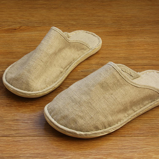 全麻手工定制拖鞋-机织汉麻  [按订单顺序定做，一周制作期] 商品图0