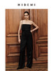 HIDEMI 节日系列轻礼服黑色抹胸式极简连体裤 商品缩略图1