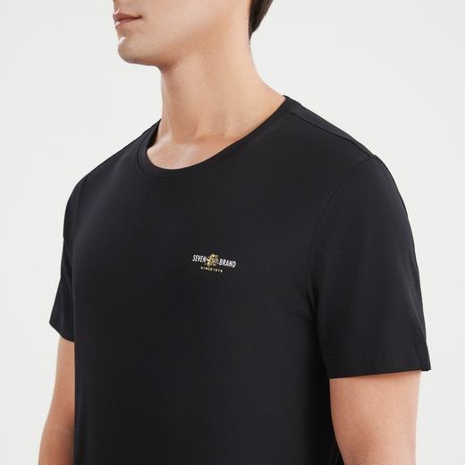 【冰氧吧】柒牌男士短袖t恤夏季新款时尚休闲青年老虎薄体恤	122T71461 商品图2