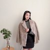 皮毛一体西装领皮草外套 商品缩略图2