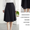 罗蒙春夏女士半身裙舒适通勤清新商务通勤A字中长伞裙女 商品缩略图2