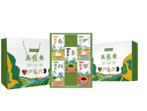 陇间柒月 五色米礼盒2.5kg 商品图0