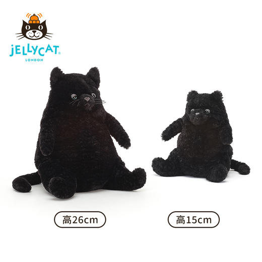 Jellycat 爱心小猫黑色 26cm 商品图5
