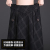 格子简约修身时尚大摆A字裙松紧腰气质毛呢半身裙MYX-JYM-55323-L 商品缩略图3