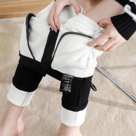 加绒小黑裤羊羔绒魔术裤铅笔裤女 商品图5