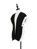 TYNVIE 多用途羊绒混纺背心/披肩 - 黑白 商品缩略图1