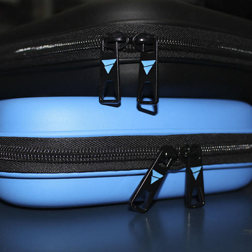 Victas维克塔斯乒乓拍套VC-614硬壳拍套硬质方形拍套085401可装2支球拍蓝黑双色可选 商品图2