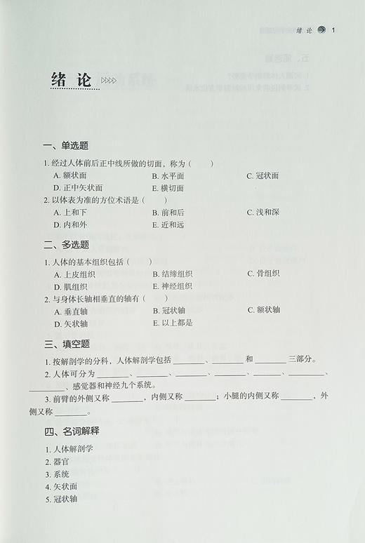 人体解剖学习题集 邵水金 全国中医药行业高等教育十四五规划教材第十一版配套用书 供中医等专业 中国中医药出版社9787513278249 商品图4