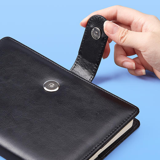 齐心 C5870 商务磁扣皮面本 A5 120张 商品图1