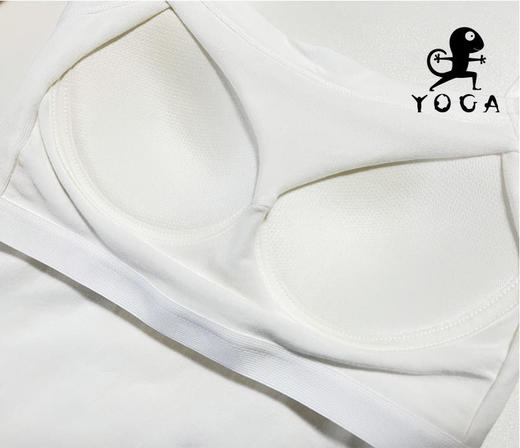 壁虎瑜伽【2212SY209】纯棉方领吊带背心【5天发货】（有胸垫） 商品图6