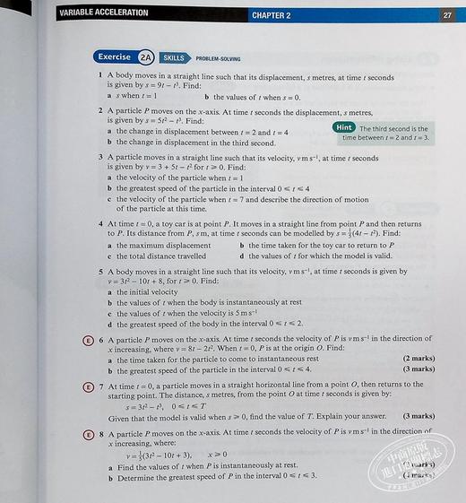 预售 【中商原版】Pearson Edexcel International A Level Mathematics Mechanics 2 培生爱德思Alevel考试数学力学2课本 英文原版教材 商品图7