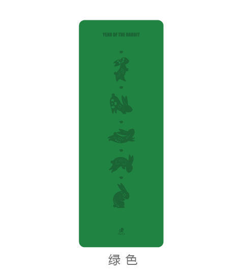 壁虎新款【兔飞猛进】天然橡胶瑜伽垫【七十二小时发货】 商品图12