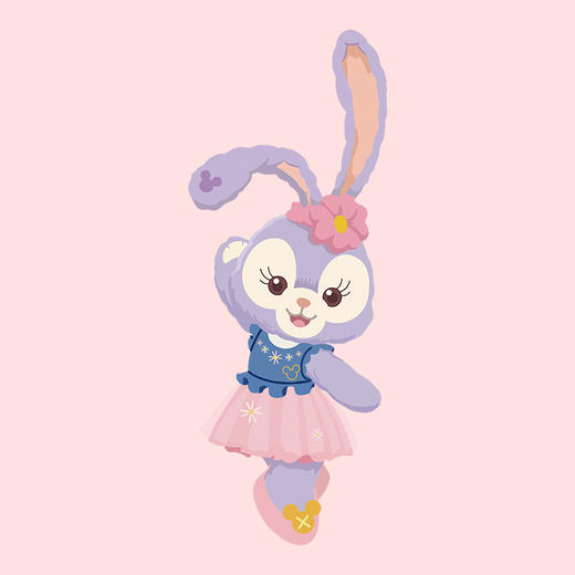 裁缝学苑达菲熊星黛露卫衣烫画贴DIY辅料转印衣服定做烫图a级白墨 商品图6