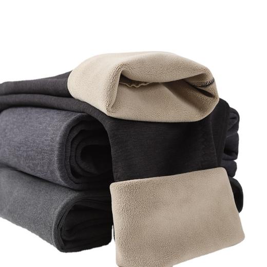 【DF】大依优型加绒加厚奥粒绒双层贴片变温蚕丝羊毛护膝保暖裤加肥加大棉裤 商品图4