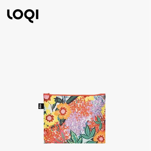 【收纳袋】德国LOQIxL/L艺术系列环保收纳袋三件套ZP.PC.FW泰国花卉系列INS网红风文具数码配件收纳整理套包洗漱化妆防泼水 商品图2