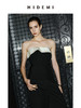 HIDEMI 节日系列轻礼服极简花苞翻边式设计感精纺羊毛醋酸抹胸 商品缩略图1