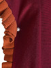 TYNVIE 多用途羊绒混纺背心/披肩 - 梅洛红 商品缩略图5