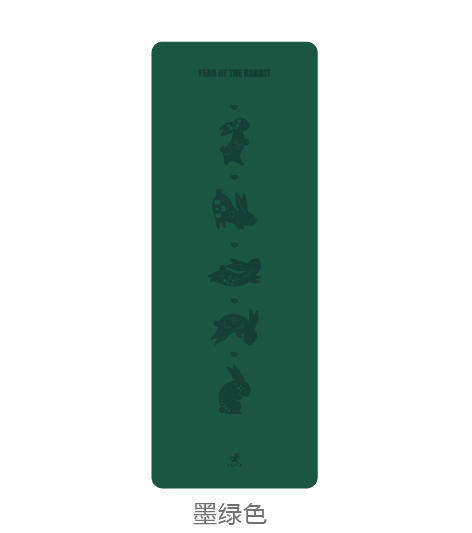 壁虎新款【兔飞猛进】天然橡胶瑜伽垫【七十二小时发货】 商品图14