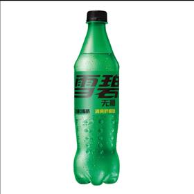 雪碧零卡无糖清爽柠檬味汽水500ml