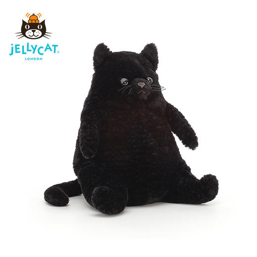 Jellycat 爱心小猫黑色 26cm 商品图1