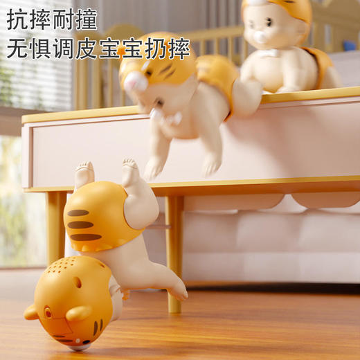 新款宝宝学爬玩具爬行娃娃电动音乐爬娃公仔引导抬头趣味婴儿玩具 商品图1