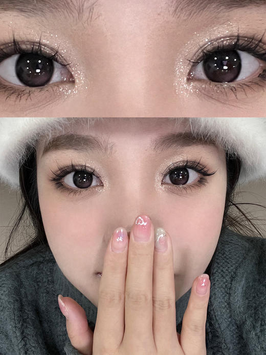 allecon 小腮红 半年抛 2片 14.2mm 着色13.5mm  基弧8.6 含水38% 韩国进口 商品图0