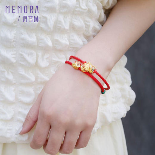 MEMORA诗普琳珠宝足金黄金转运珠HP431601 商品图2