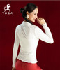 壁虎瑜伽【2212SY216】木耳边半高领长袖【5天发货】（无胸垫） 商品缩略图4