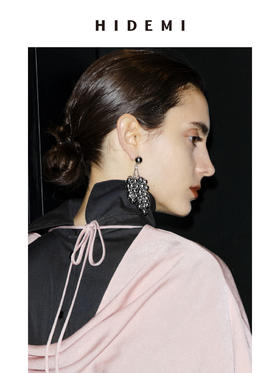 HIDEMI 节日系列设计感串珠葡萄耳环 金色/银色