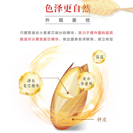 中粮初萃多用途麦芯粉5kg面粉（帆布袋装） 商品图1