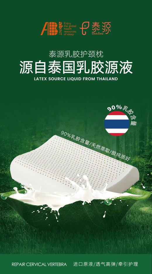 泰源乳胶枕 买一赠一 商品图2