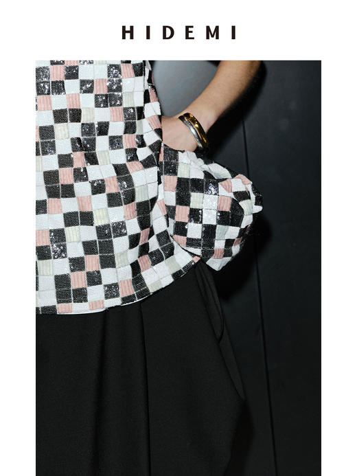 HIDEMI 节日系列亮片刺绣行囊小号 商品图4