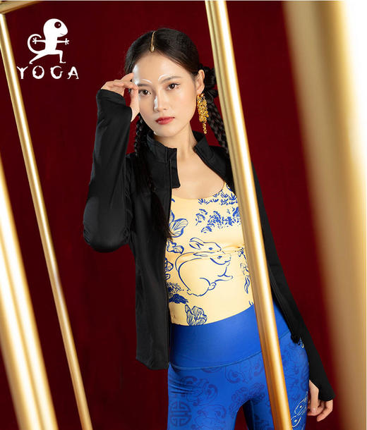 壁虎瑜伽【2212SY215】高弹修腰裸感拉链外套【5天发货】（无胸垫） 商品图10