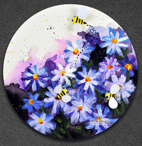 《 雏菊朵朵开，蜜蜂嗡嗡飞》【自动发货：下单后，点击手机短信中收到的链接，即可获取文件下载的链接；如有任何问题，可添加客服微信hm33268获得帮助】