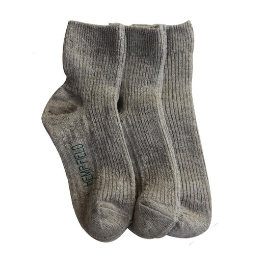 麻+大童袜 麻本色 三双装 适合23-26码 商品图6