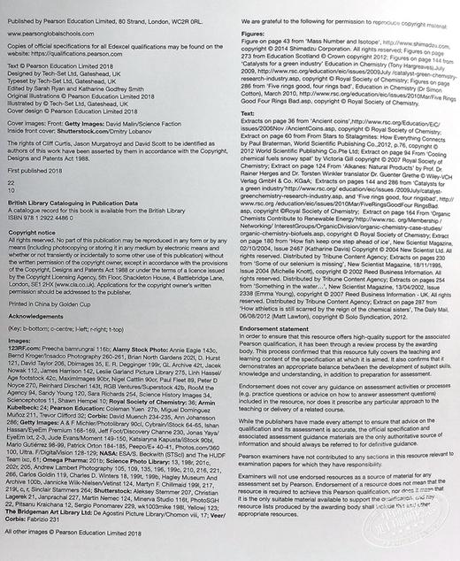【中商原版】Pearson Edexcel International AS Level Chemistry 培生爱德思AS Alevel考试化学课本 英文原版进口教材 商品图8