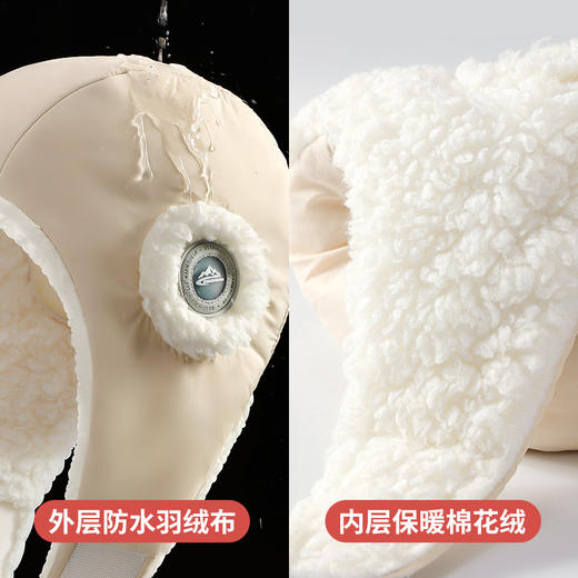 【保暖黑科技，高颜值防风帽！】韩版新款羽绒面料帽子，男女骑车骑行防风防水护耳，保暖时尚雷锋帽 商品图1